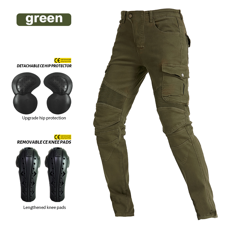 Motorcycle Gear Jeans - Jeans da Moto, Pantaloni Protettivi per