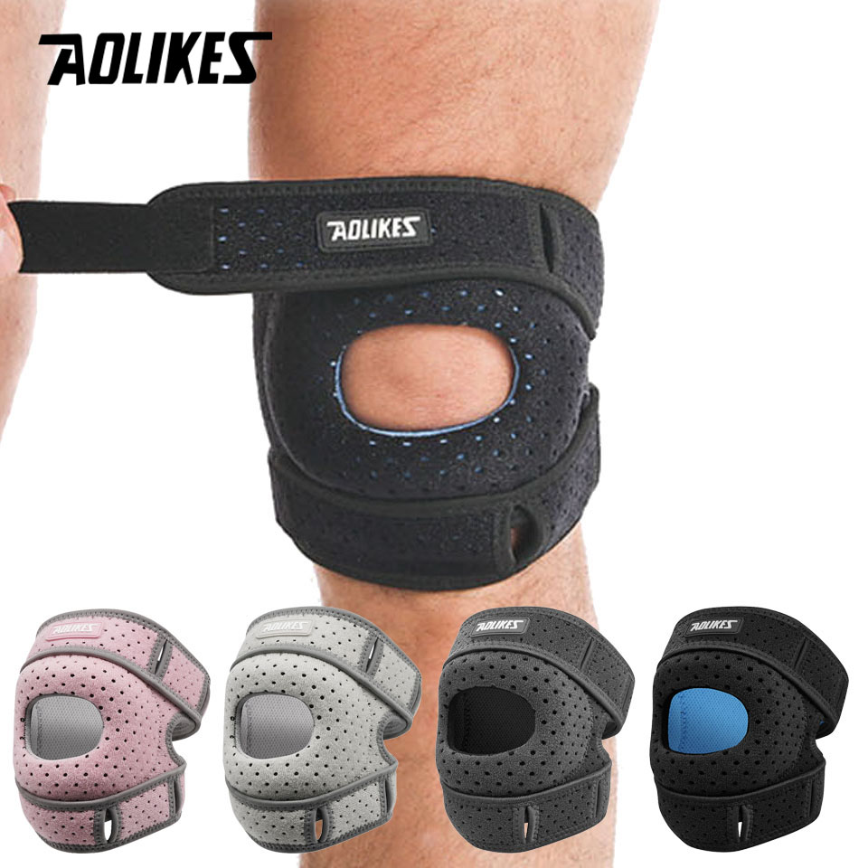 Knee Guard Hard - AOLIKES 1PC rotula ginocchiera ginocchio compressione