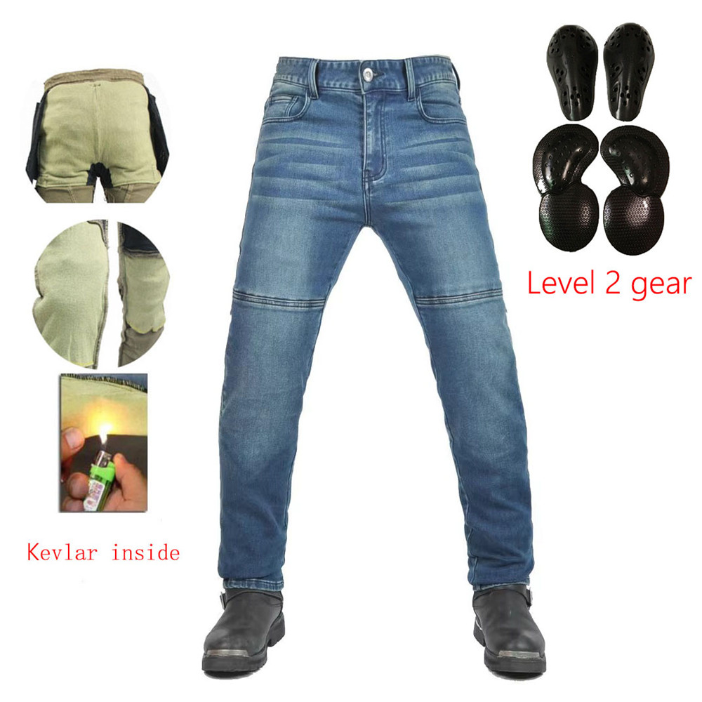 Motorcycle Gear Jeans - Pantaloni jeans da motociclista Attrezzatura con