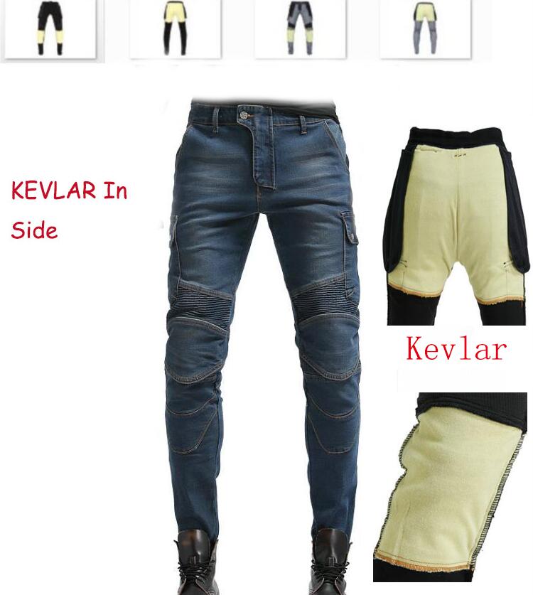 Motorcycle Gear Jeans - Pantaloni Jeans da motociclista con equipaggiamento