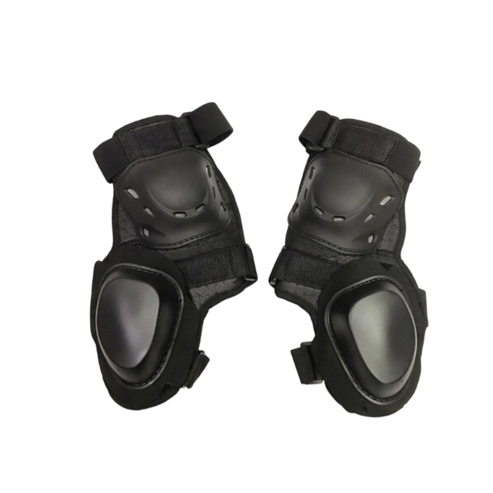 Knee Guard Hard - Ginocchiere per Moto con Cinghie Regolabili,