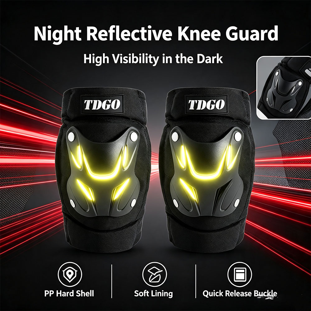 Knee Guard Hard - Ginocchiere per Moto con Guscio Rigido