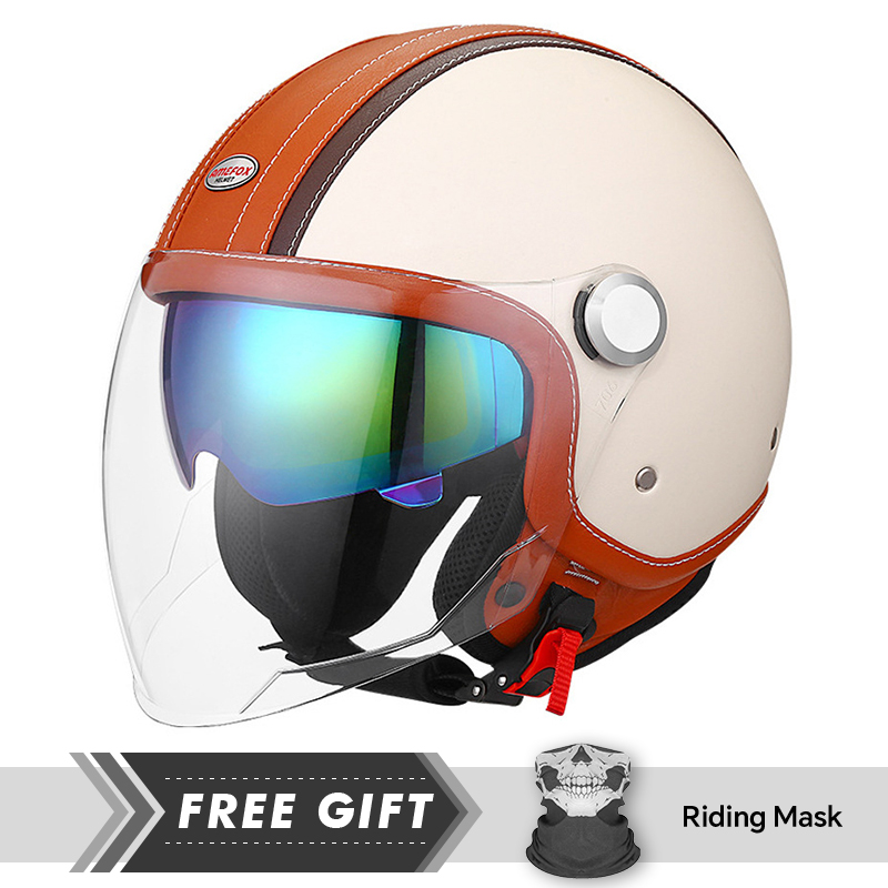 Motorcycle Gear Store - Caschi da moto aperti originali bianchi