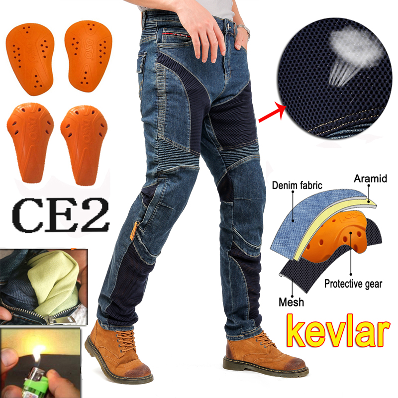 Motorcycle Gear Jeans - Jeans da Moto Hithotwin in Aramide,