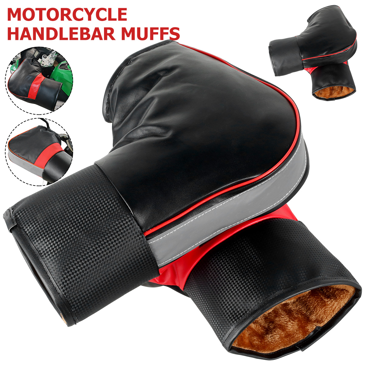 Motorcycle Gear Gloves - 1 paio di cuffie da manubrio