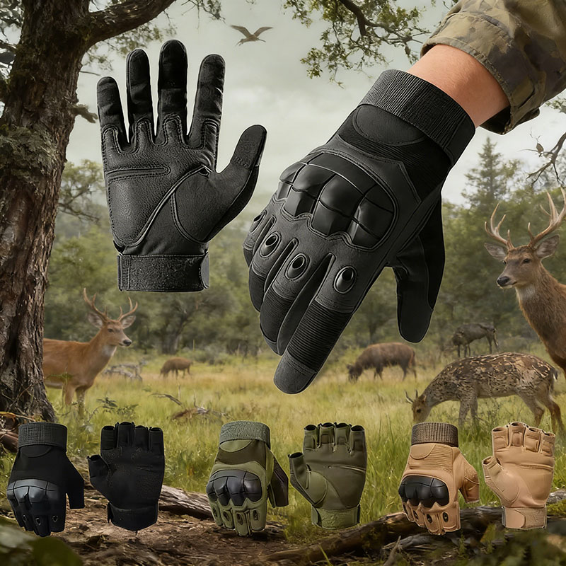Motorcycle Gear Gloves - Guanti Tattici per Moto, Campeggio, Ciclismo,