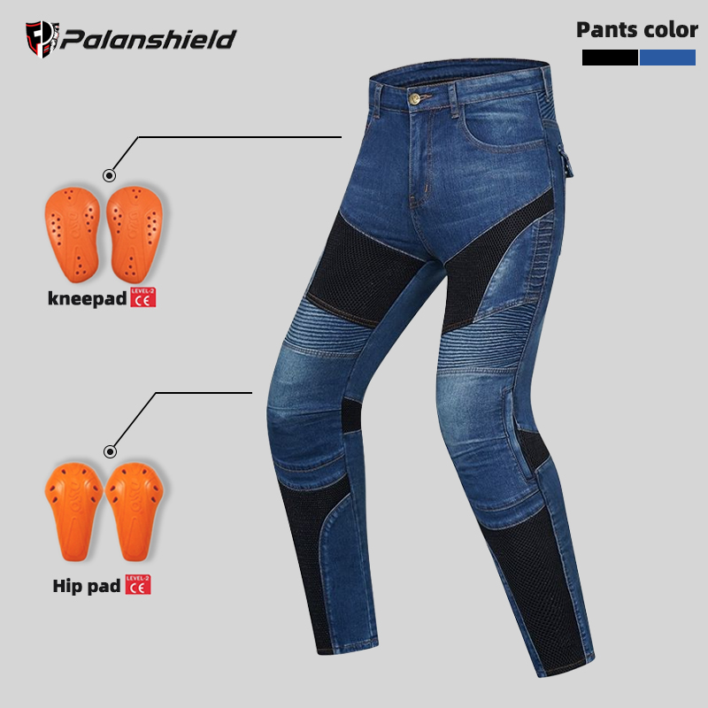 Motorcycle Gear Jeans - Pantaloni da moto da uomo all'aperto