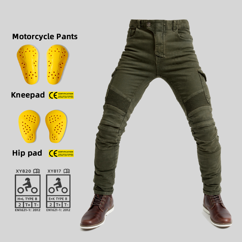 Motorcycle Gear Jeans - Jeans da Moto Pantaloni da Motociclista