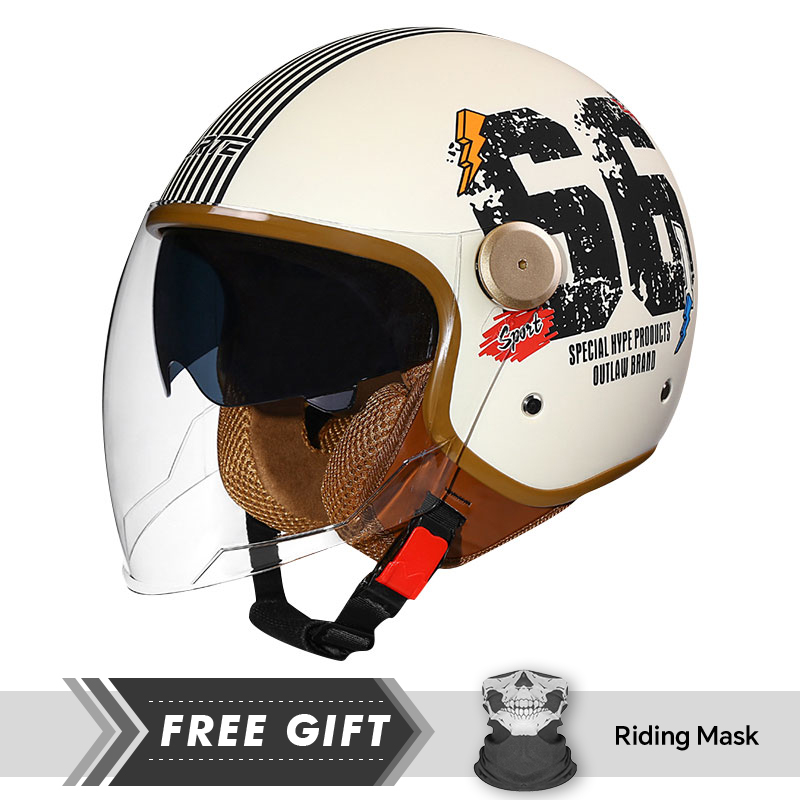 Casco da moto a faccia aperta  - Motorcycle Gear Store recensione e prezzo