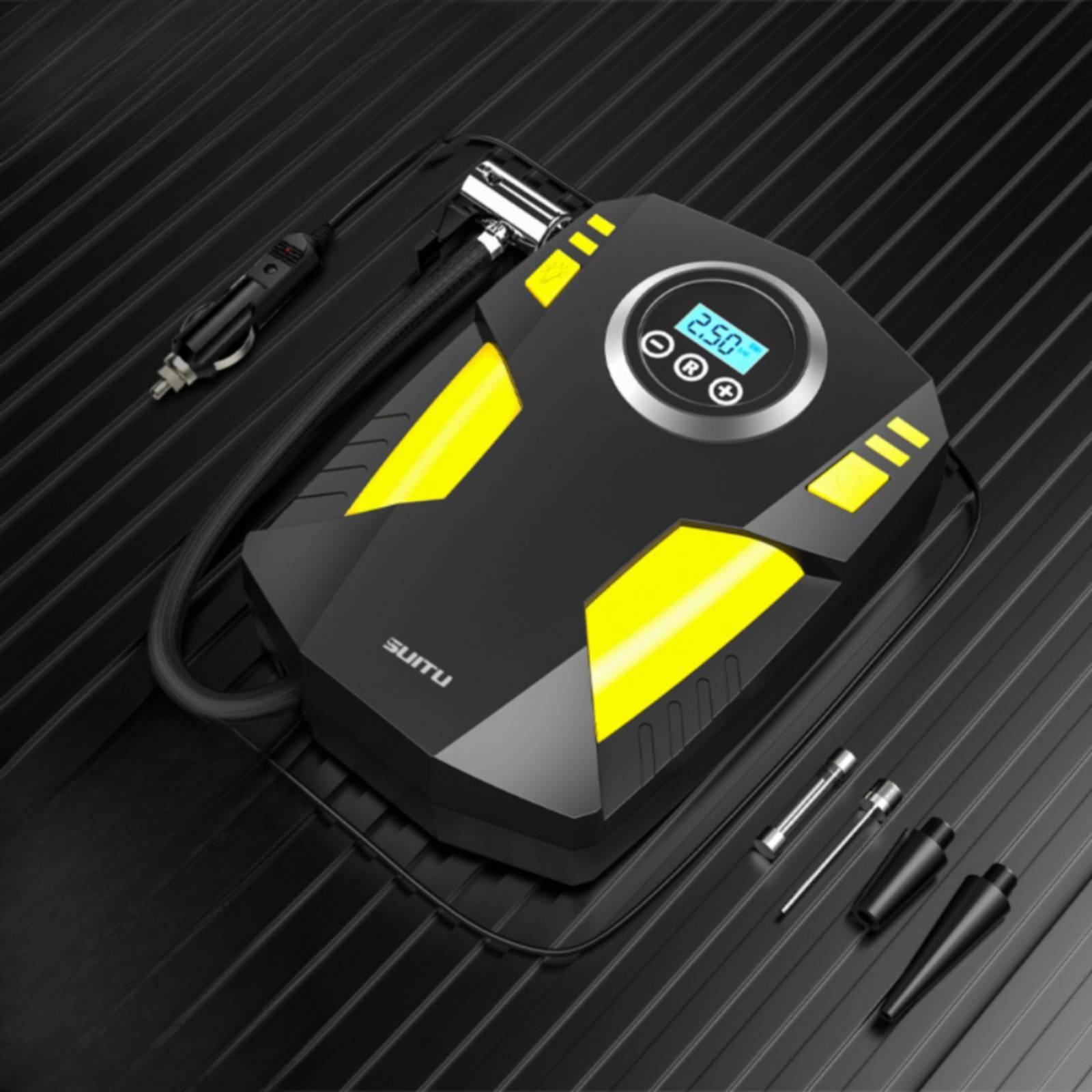 Compressore d'Aria Portatile c - Tyre Pressure Gauge recensione e prezzo