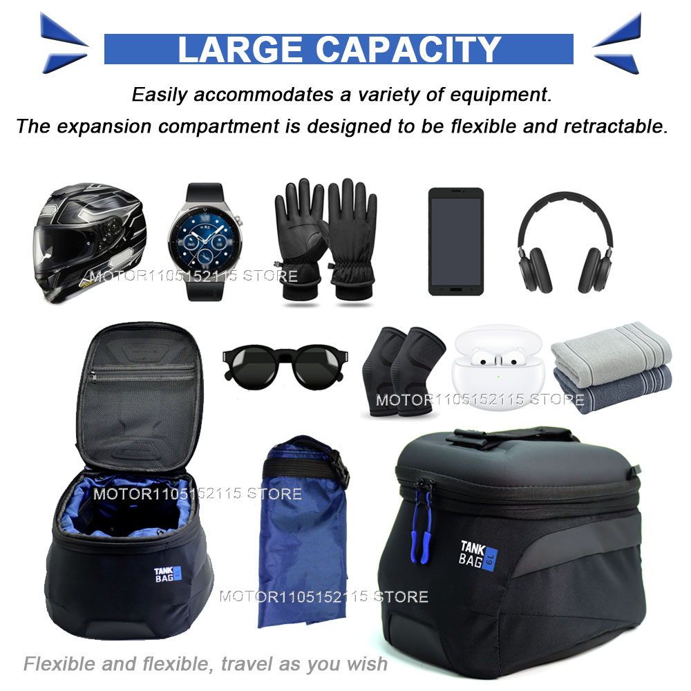 Nuovo Per Suzuki V-Strom 650 1 - Magnetic Tank Bag recensione e prezzo