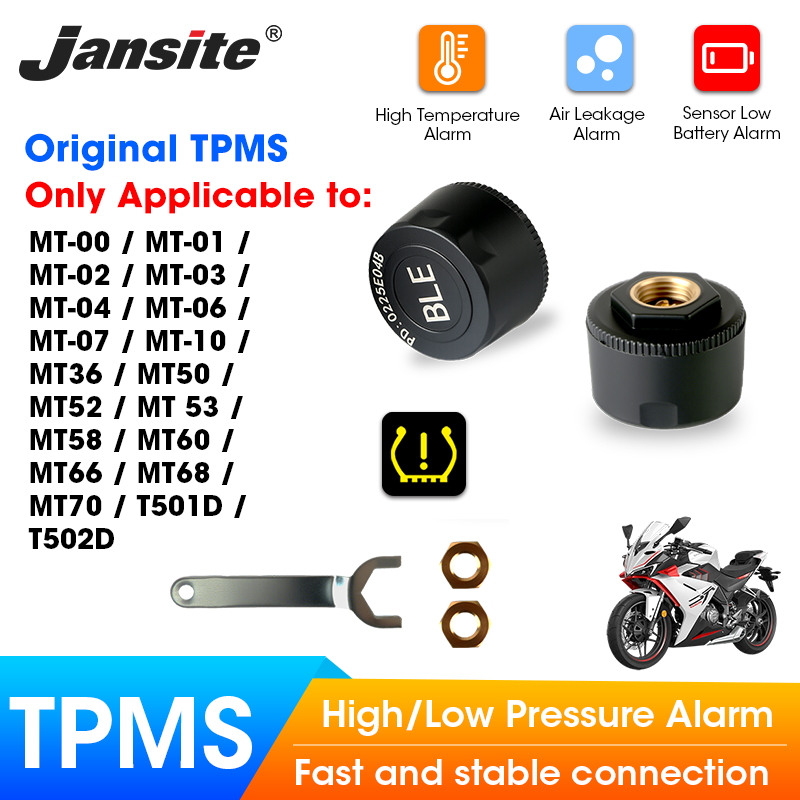 Jansite Moto TPMS Progettato p - Tyre Pressure Gauge recensione e prezzo