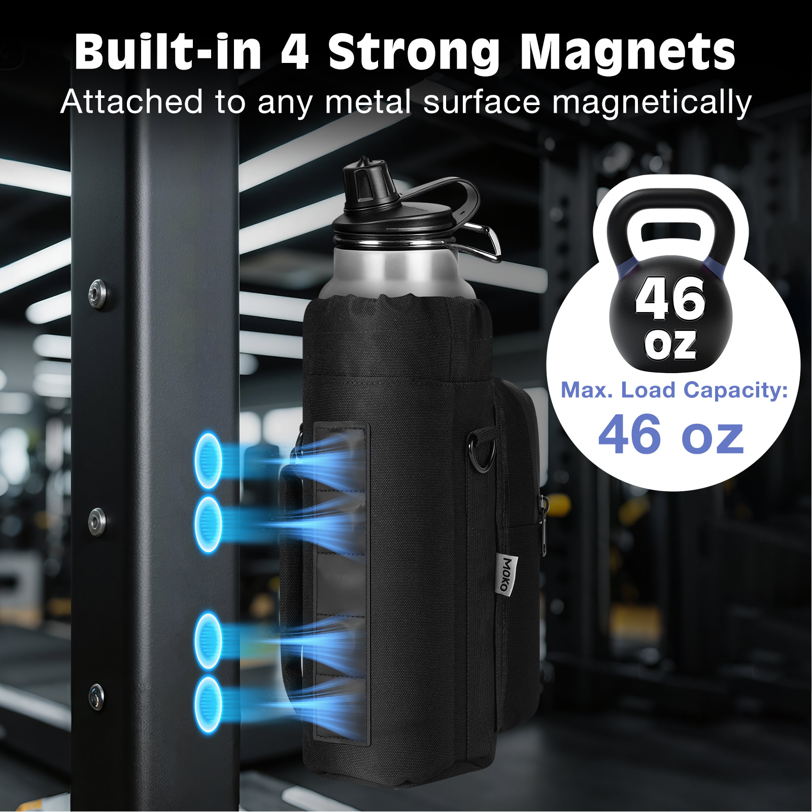 Borsa da palestra magnetica Mo - Magnetic Tank Bag recensione e prezzo