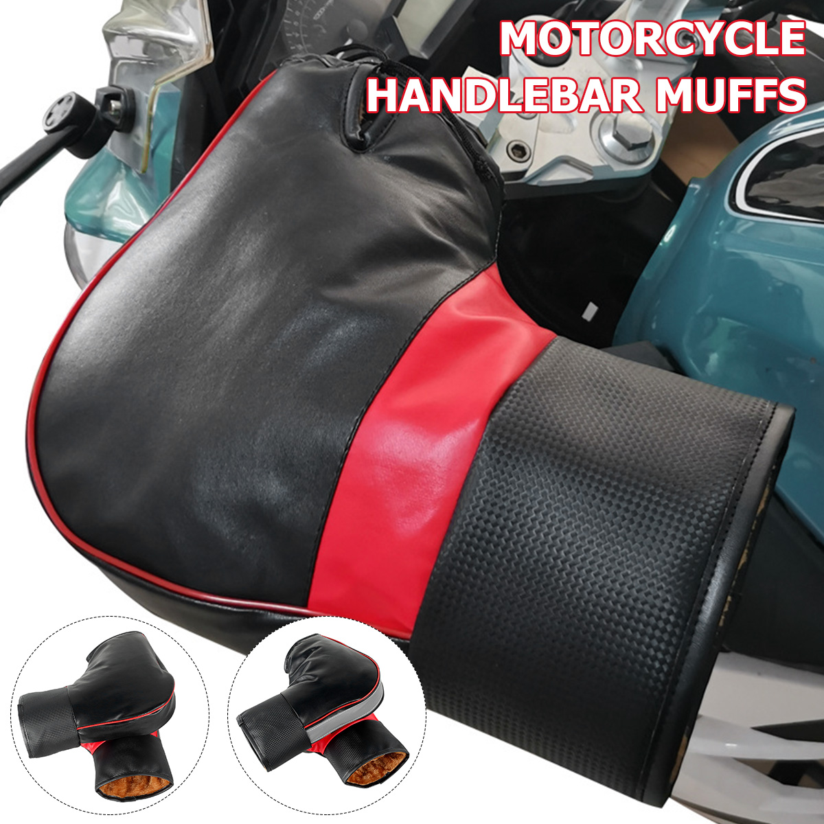 1 paio di cuffie da manubrio p - Motorcycle Gear Gloves recensione e prezzo