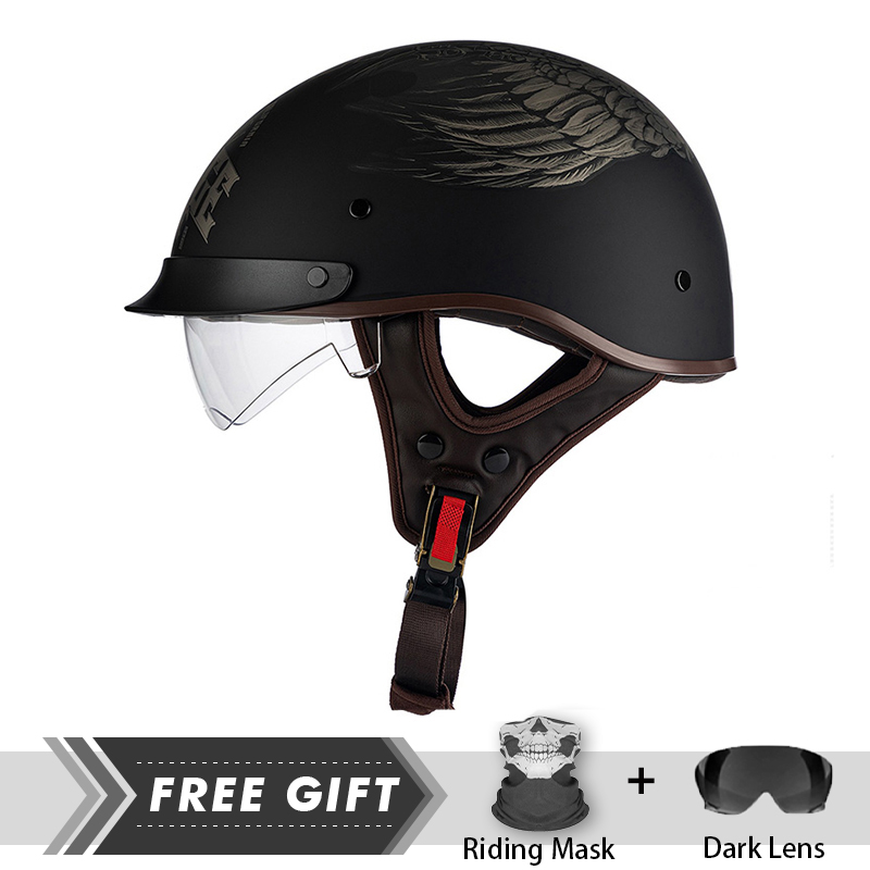 Crash Headpiece Half Face Helm - Motorcycle Gear Store recensione e prezzo