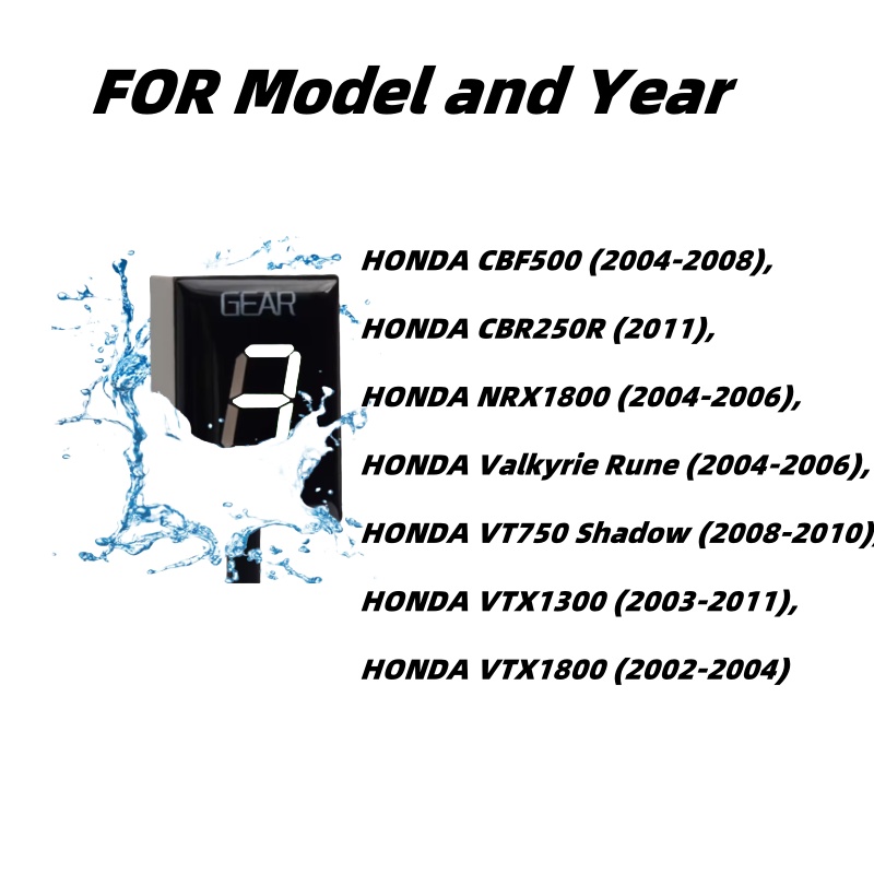 Indicatore di marcia per Honda - Motorcycle Gear Levels recensione e prezzo