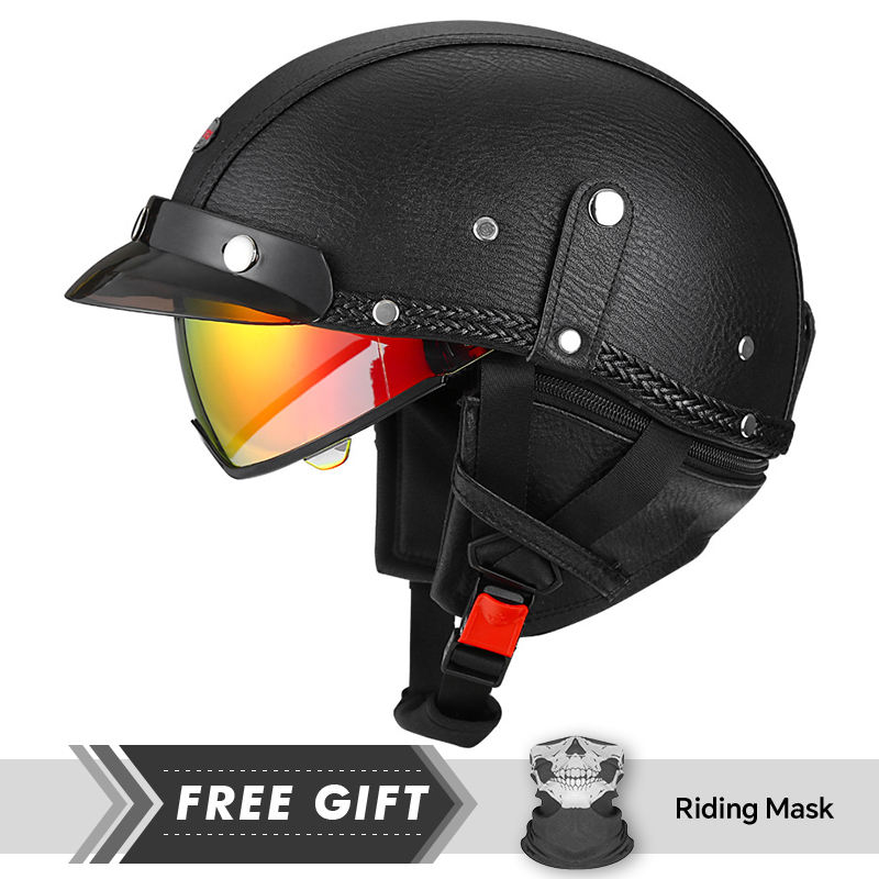 Caschi da moto a mezza faccia  - Motorcycle Gear Store recensione e prezzo