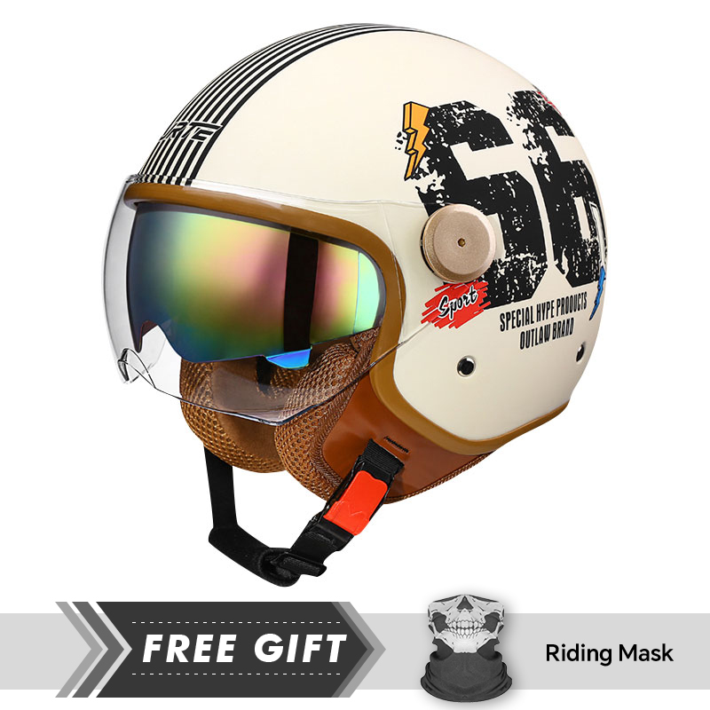 Casco aperto approvato DOT Cas - Motorcycle Gear Store recensione e prezzo