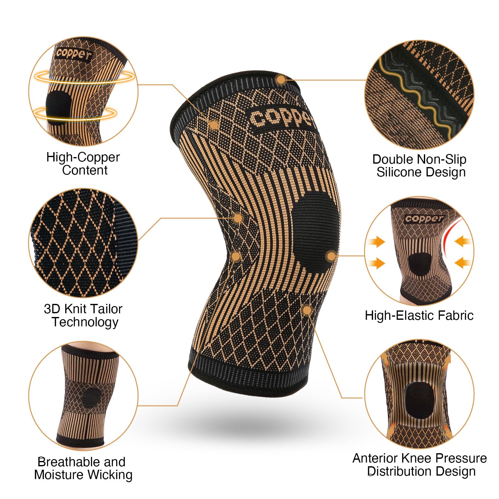 Ginocchiere in rame per donne  - Knee Guard Hard recensione e prezzo