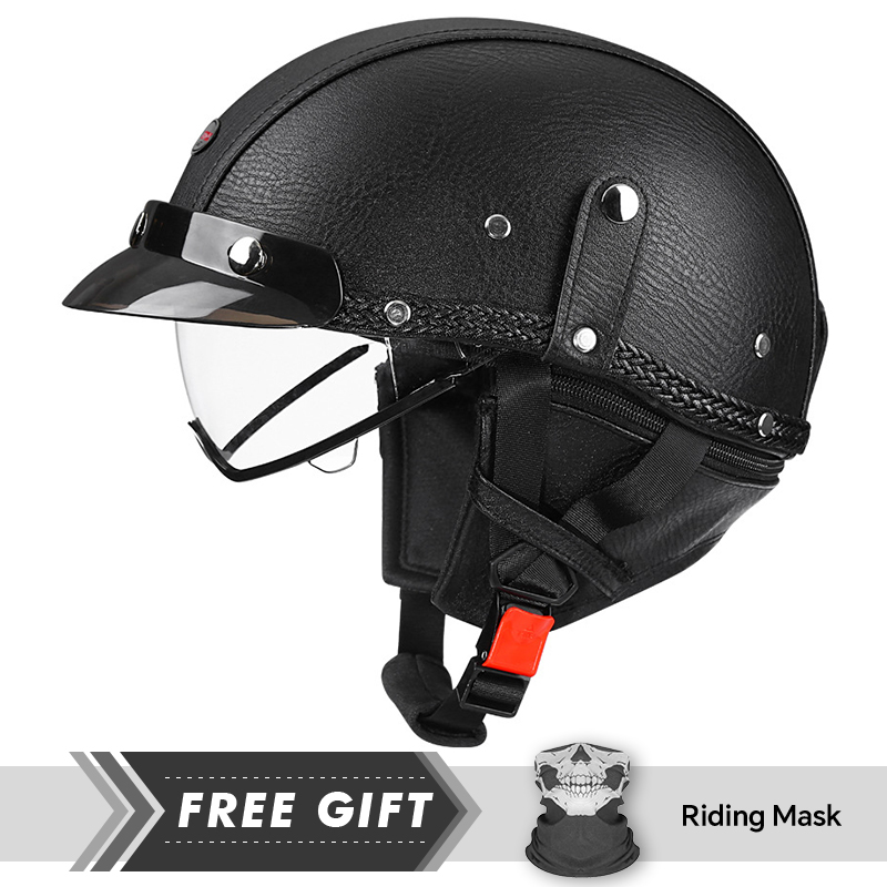 Mezzo casco da motociclista re - Motorcycle Gear Store recensione e prezzo